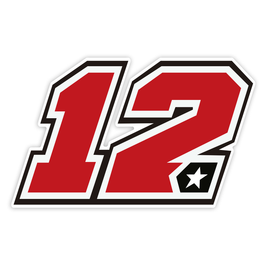 Aufkleber: Nummer 12 MotoGP Maverick Viñales