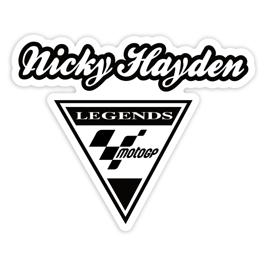 Aufkleber: MotoGP Legend Nicky Hayden