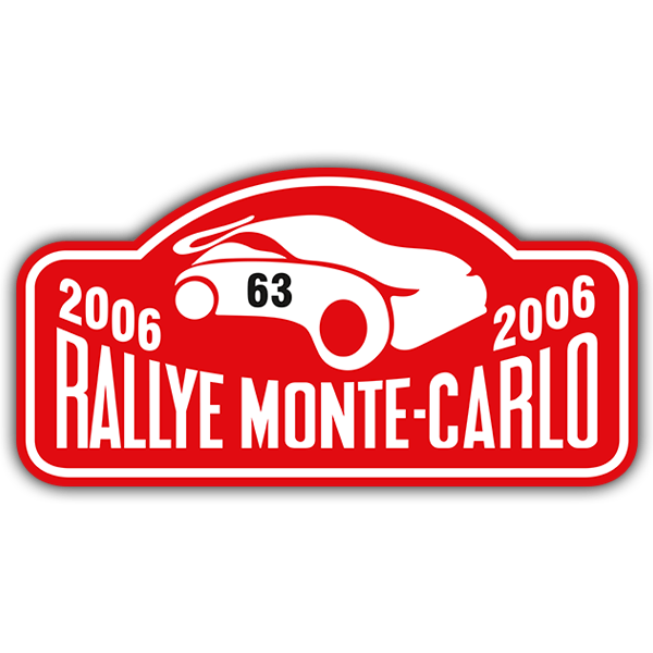 Aufkleber: Rallye Monte-Carlo II