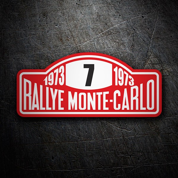 Aufkleber: Rallye Monte-Carlo