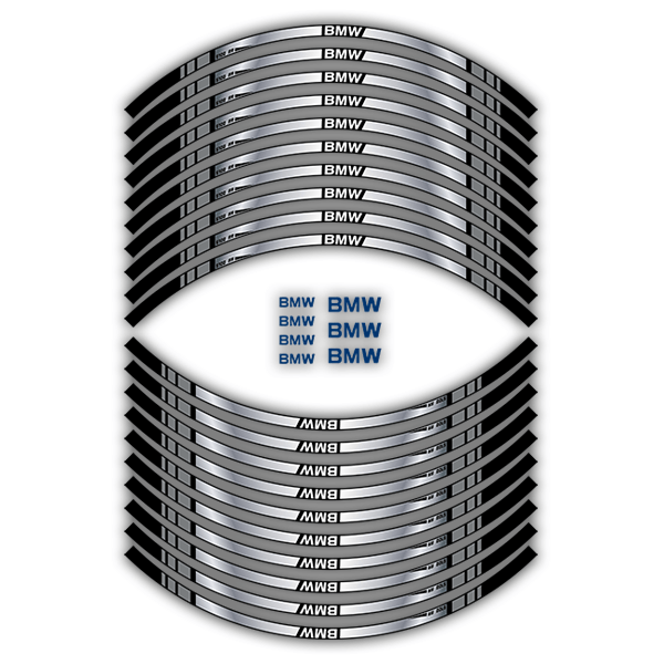 Aufkleber: Kit Felgenrandaufkleber BMW S1000RR