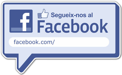 Wandtattoos: Segueix-nos al Facebook
