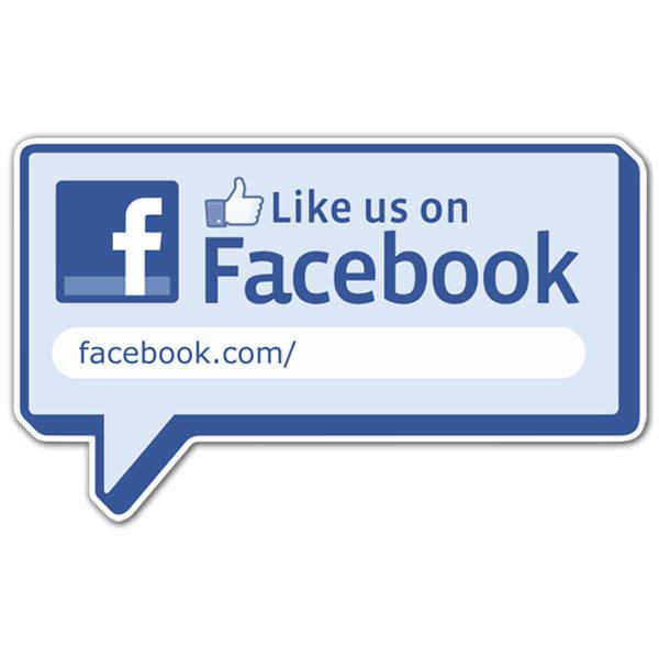 Wandtattoos: Like us on Facebook
