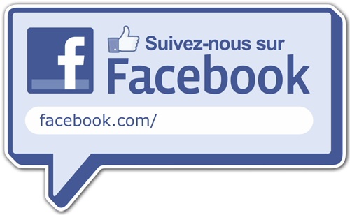 Wandtattoos: Suivez-nous sur Facebook