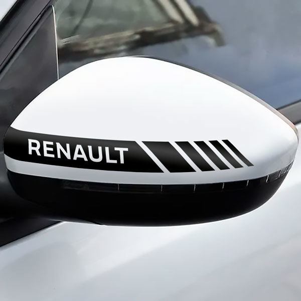 Set 2X Spiegel-Aufkleber Renault