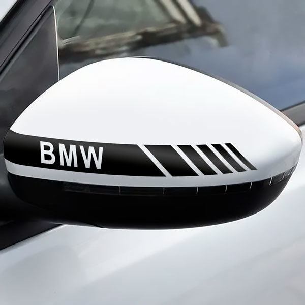 Set 2X Spiegel-Aufkleber BMW