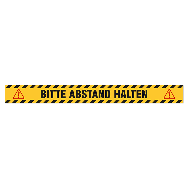 Aufkleber: Fussbodenaufkleber Bitte Abstand Halten 2