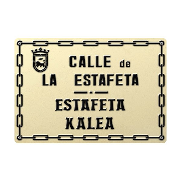 Wandtattoos: Estafeta Street sign