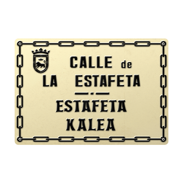 Wandtattoos: Estafeta Street sign