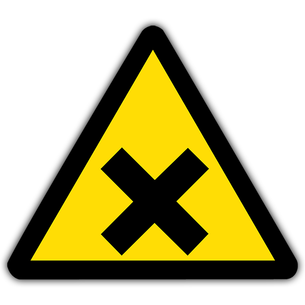 Aufkleber: Signal-Gefahr
