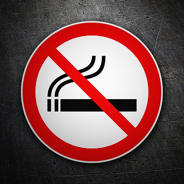 Aufkleber: Rauchen verboten