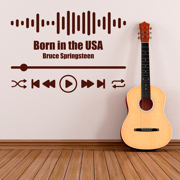 Wandtattoos: Born in the USA - Bruce Springsteen
