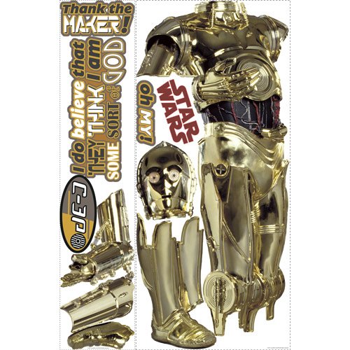Wandtattoos: Reale Größe C3PO