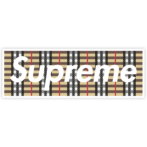 Aufkleber: Supreme Gewebe