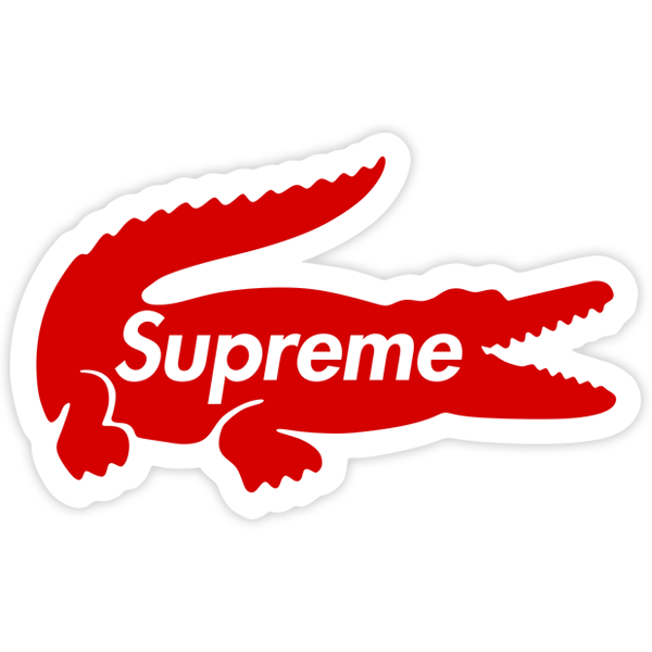 Aufkleber: Supreme cocodrilo