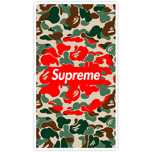 Aufkleber: Supreme militar
