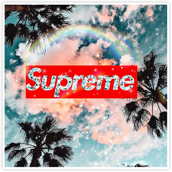 Aufkleber: Supreme cielo