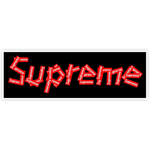 Aufkleber: Supreme collage