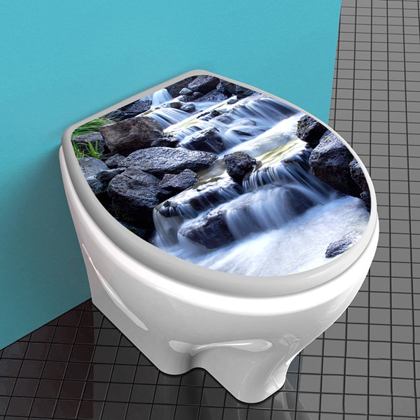 Wandtattoos: Top WC wasserfall