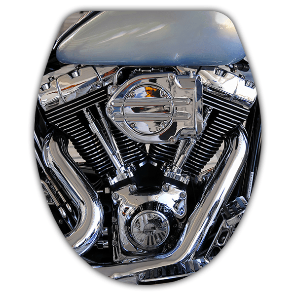 Wandtattoos: Top wc Harley Motor