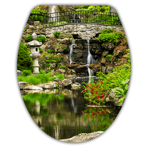 Wandtattoos: Top wc Wasserfall-Brücke