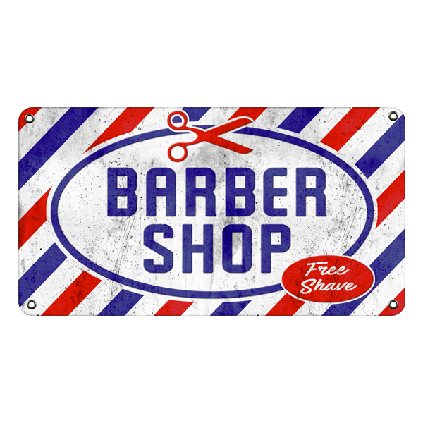 Wandtattoos: Barber Shop