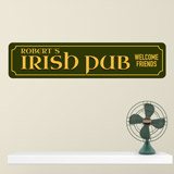 Wandtattoos: Irish Pub Welcome Friends 3