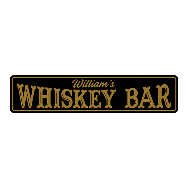 Wandtattoos: Whiskey Bar