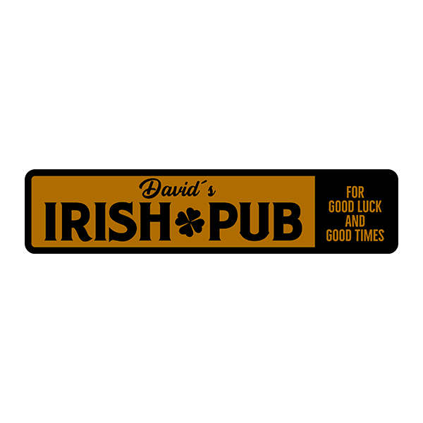 Wandtattoos: Irish Pub Good Luck and Good Times