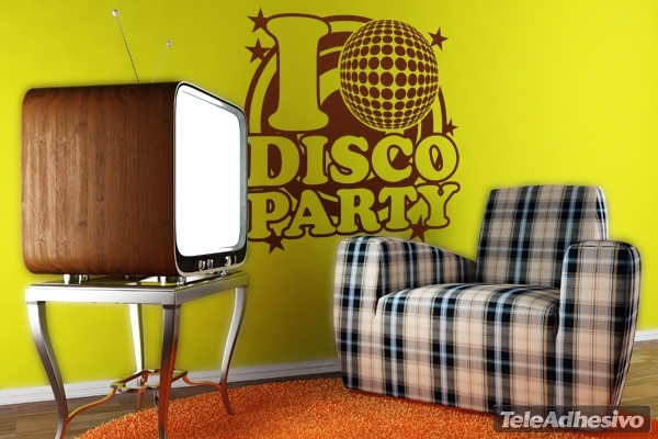 Wandtattoos: Disco Party