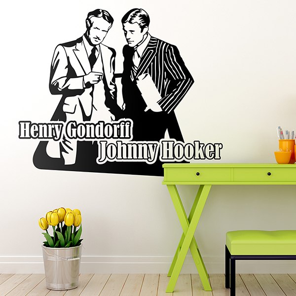 Wandtattoos: Johnny Hooker und Henry Gondorff