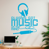 Wandtattoos: Always got music on my mind 3