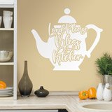 Wandtattoos: Lord please bless our kitchen 2
