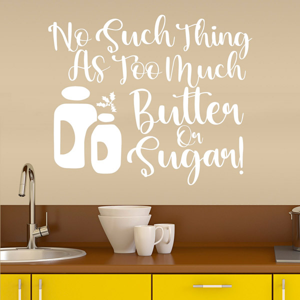 Wandtattoos: No such thing as too much butter on sugar