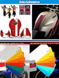 Aufkleber: Reflectible motorbike sport stripes 3