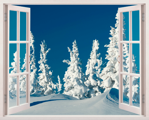 Wandtattoos: Snowy-Wald 2