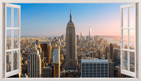 Wandtattoos: Fliegen zum Empire State Building