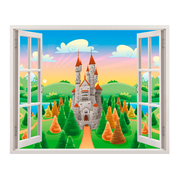 Kinderzimmer Wandtattoo: Schloss Sonne