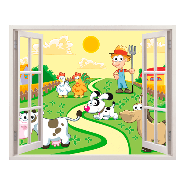 Kinderzimmer Wandtattoo: Die Farm