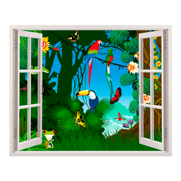 Kinderzimmer Wandtattoo: Dschungel
