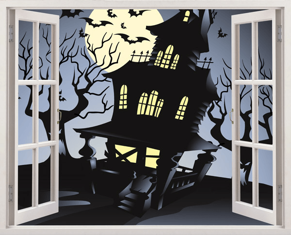 Kinderzimmer Wandtattoo: The Haunted House