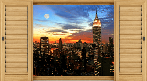 Wandtattoos: Nacht in New York
