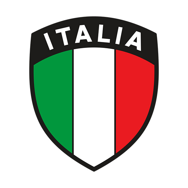 Aufkleber: Italien Wappen