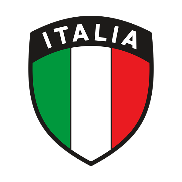Aufkleber: Italien Wappen