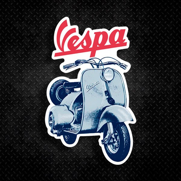 Aufkleber für Motorrad Vespa Vintage