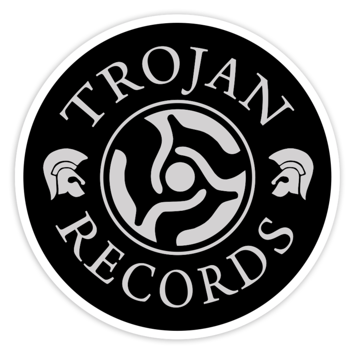 Aufkleber: Trojan Records Logo im Ska-Stil