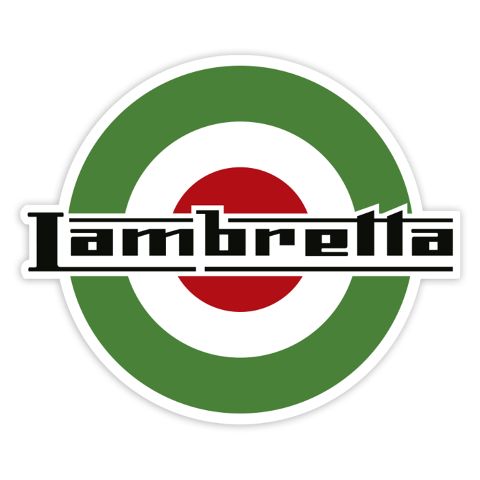 Aufkleber: Lambretta Italienisches Mod-Emblem