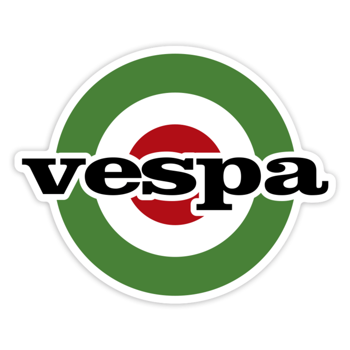 Aufkleber: Vespa Italienisches Mod-Emblem