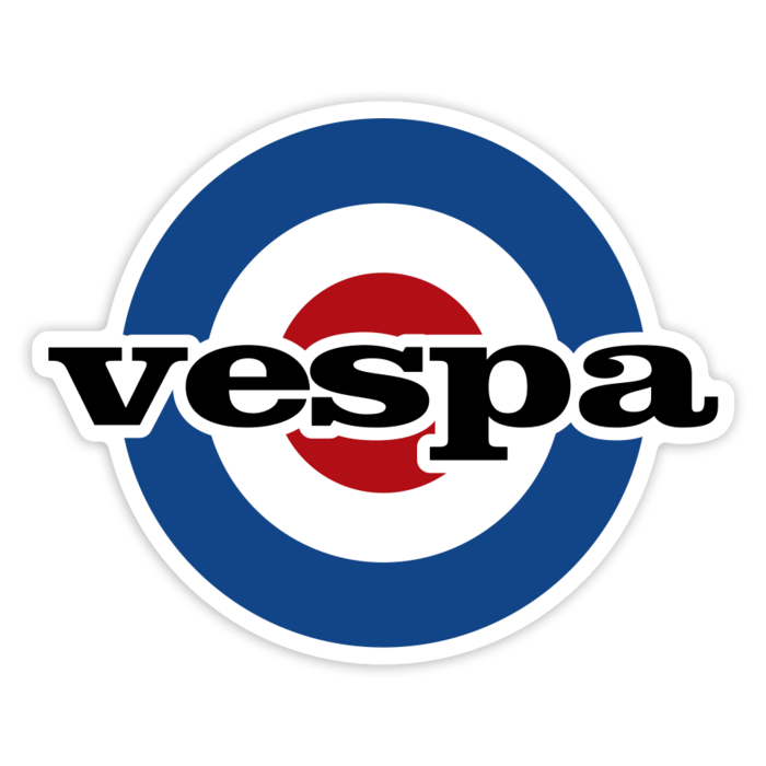 Aufkleber: Vespa Klassisches Mods RAF-Emblem