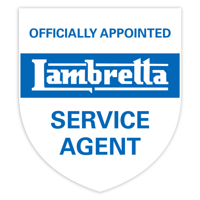 Aufkleber: Lambretta Offizieller Servicepartner